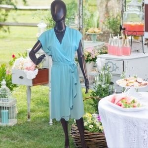 Spring Blue Vintage Dress